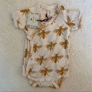 NWT Kate Quinn Organic Bee Kimono Bodysuit